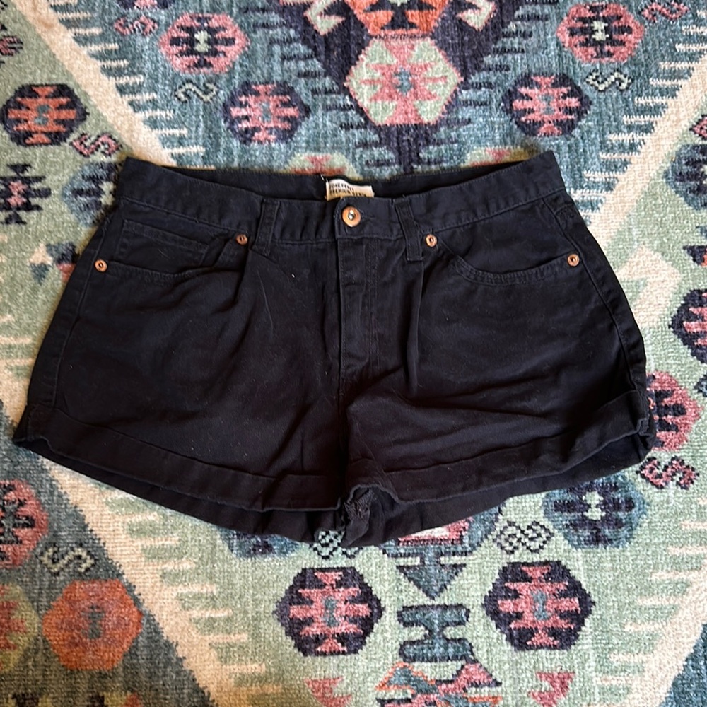 Forever 21 Black Jean Shorts Casual Style